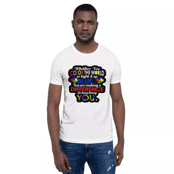 Whether You Color the World Autism Awareness Shirt - Beguiling Phenix Boutique