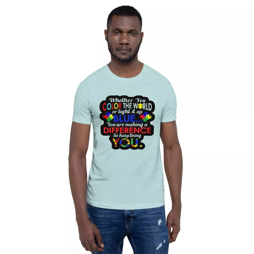 Whether You Color the World Autism Awareness Shirt - Beguiling Phenix Boutique