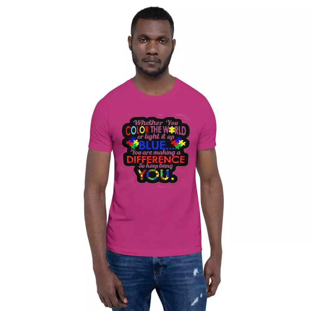 Whether You Color the World Autism Awareness Shirt - Beguiling Phenix Boutique
