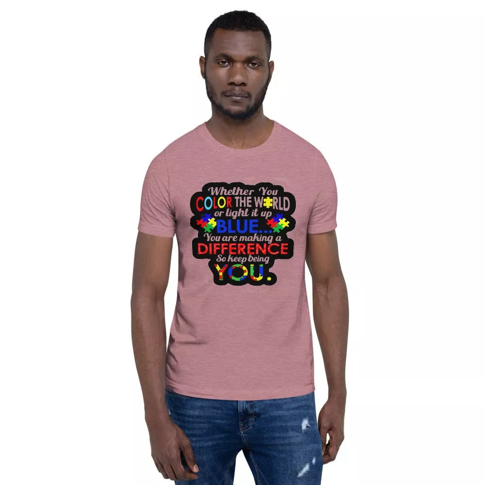Whether You Color the World Autism Awareness Shirt - Beguiling Phenix Boutique