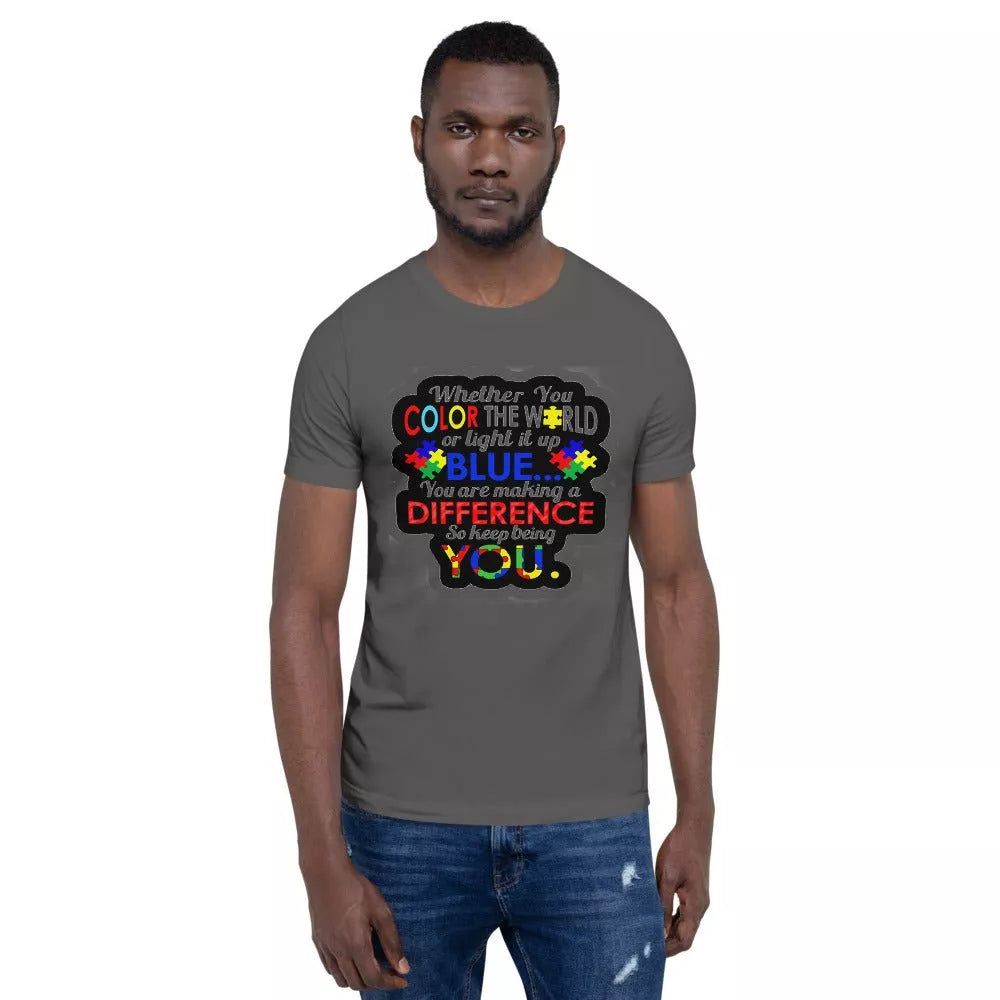 Whether You Color the World Autism Awareness Shirt - Beguiling Phenix Boutique