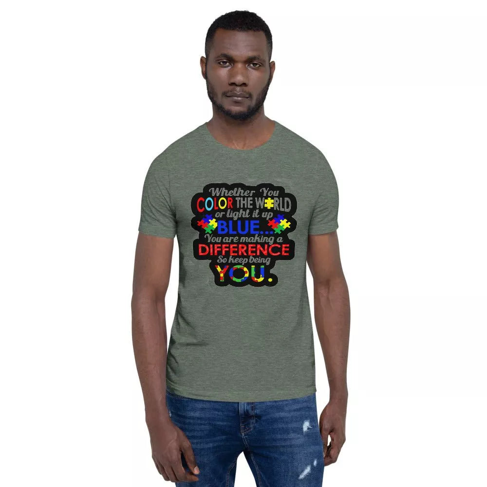 Whether You Color the World Autism Awareness Shirt - Beguiling Phenix Boutique