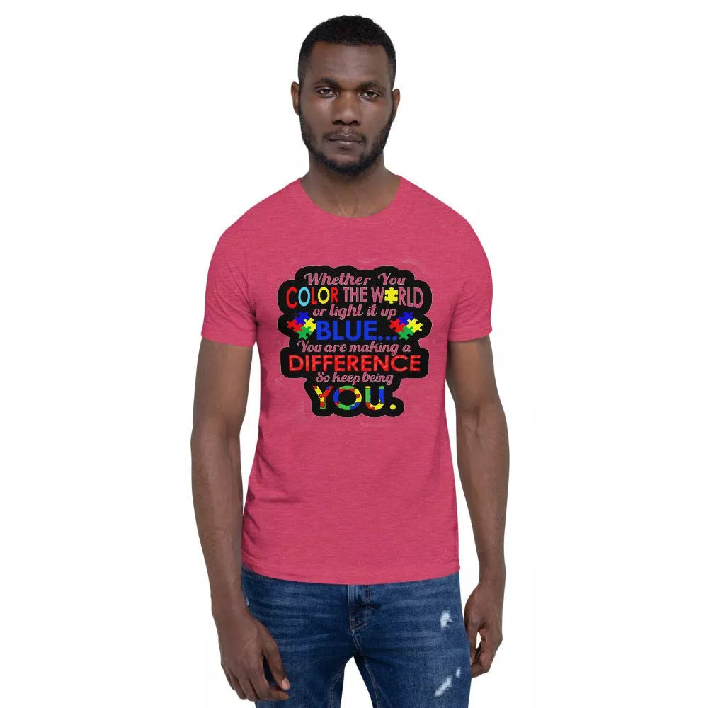 Whether You Color the World Autism Awareness Shirt - Beguiling Phenix Boutique