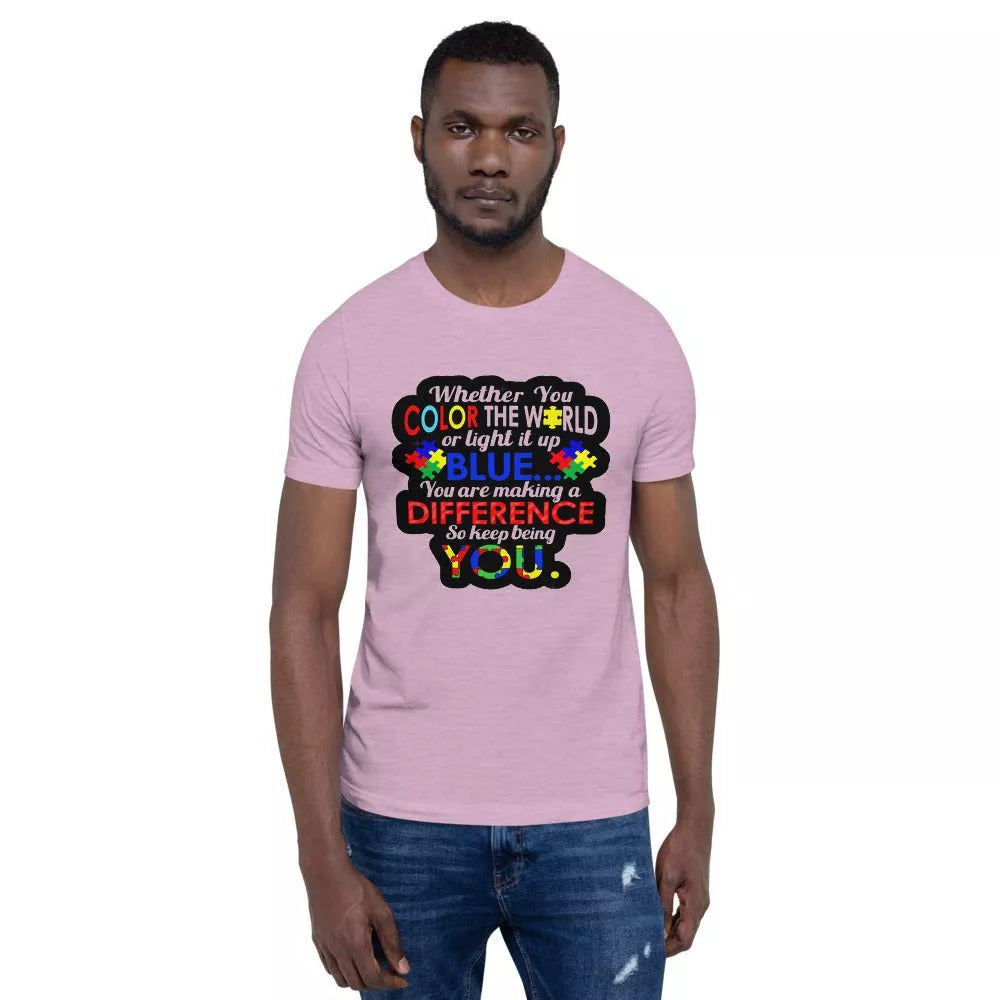Whether You Color the World Autism Awareness Shirt - Beguiling Phenix Boutique