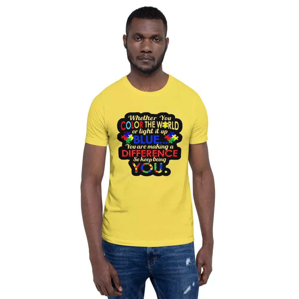 Whether You Color the World Autism Awareness Shirt - Beguiling Phenix Boutique