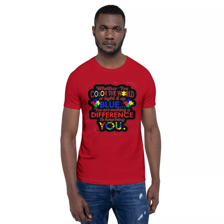 Whether You Color the World Autism Awareness Shirt - Beguiling Phenix Boutique