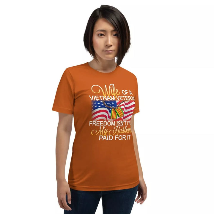 Wife Of A Vietnam Veteran Unisex T-Shirt - Beguiling Phenix Boutique