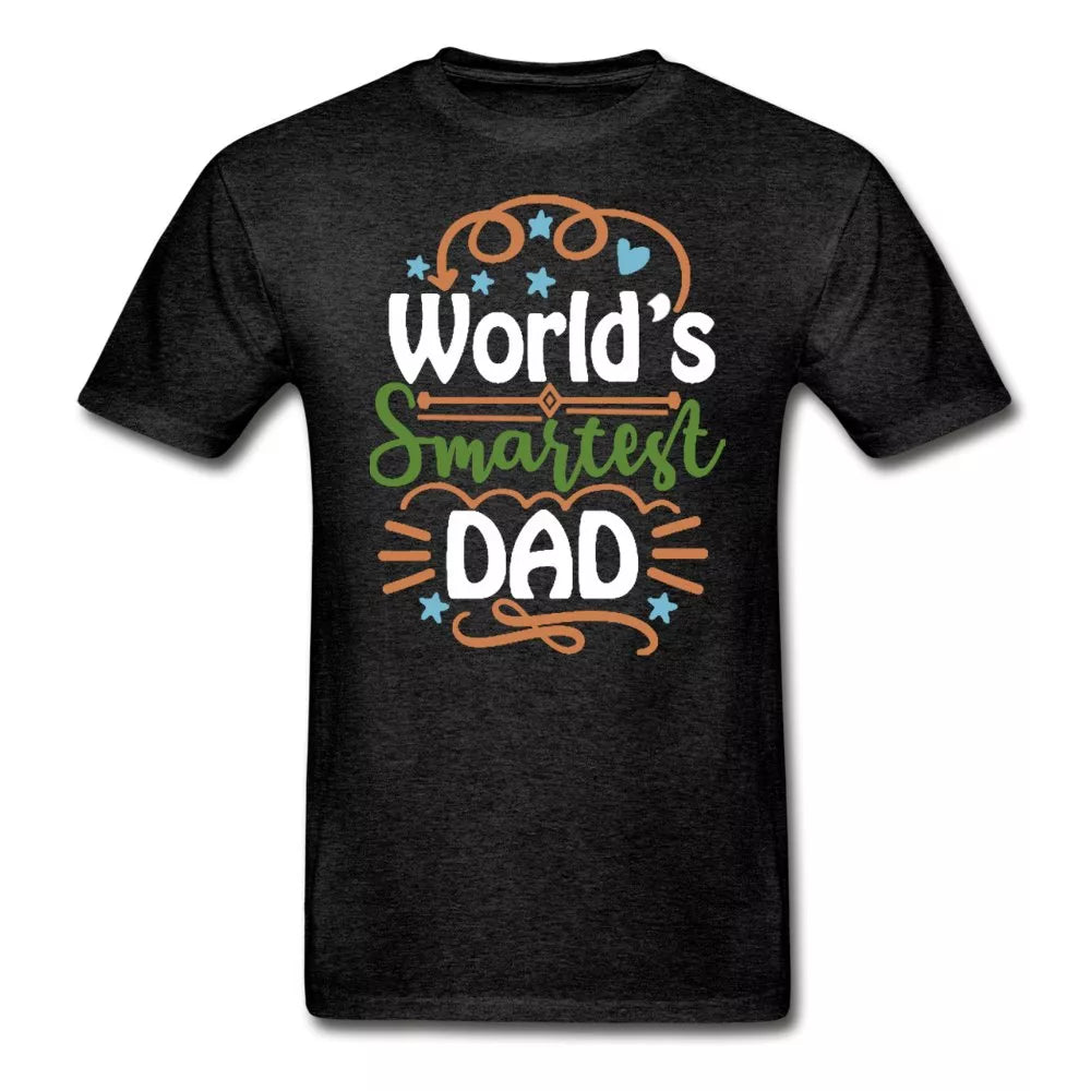 Worlds Smartest Dad Adult Tagless Shirt - Beguiling Phenix Boutique