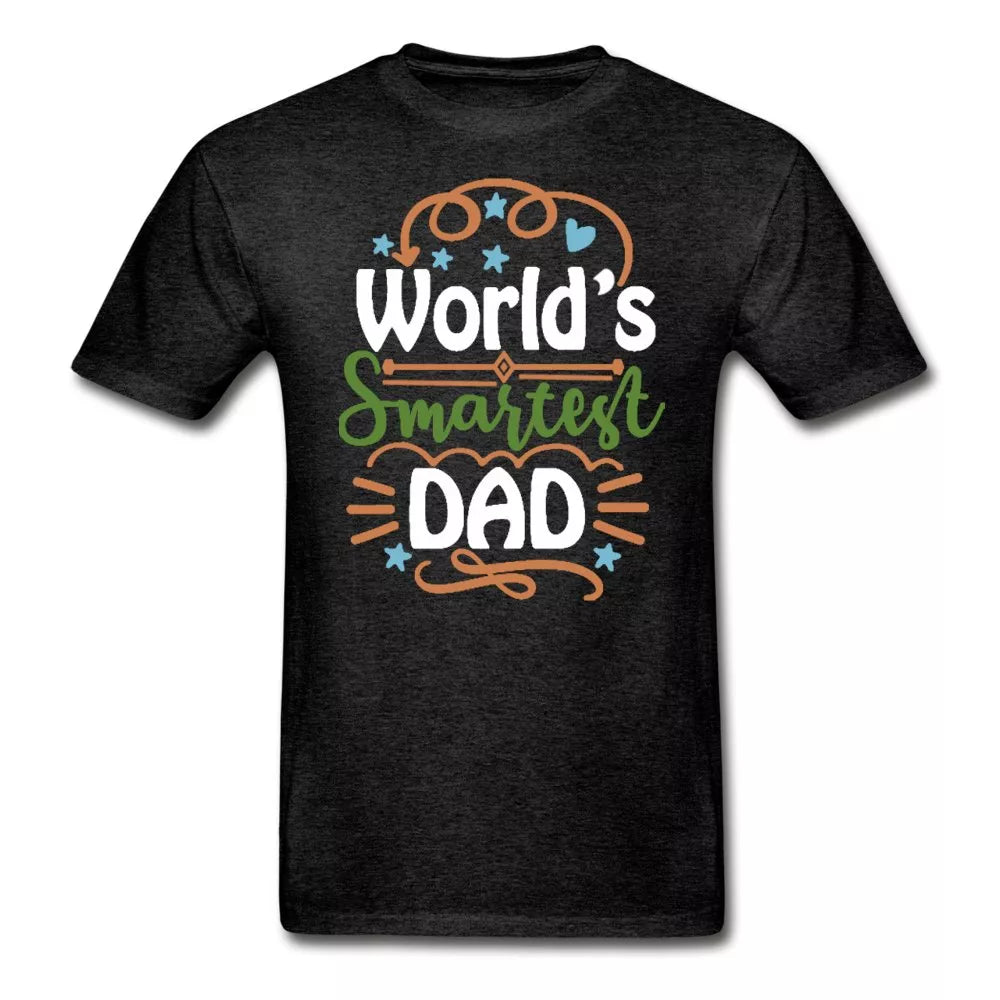 Worlds Smartest Dad Adult Tagless Shirt - Beguiling Phenix Boutique