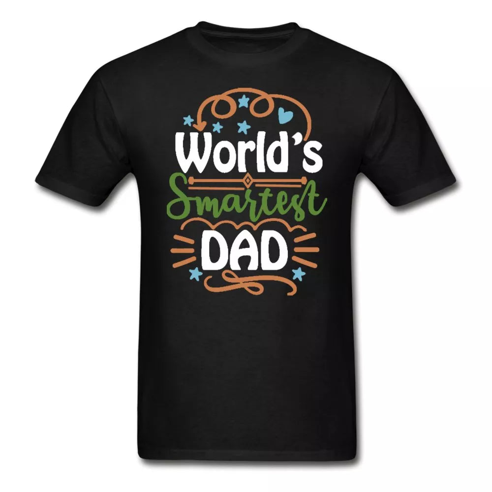 Worlds Smartest Dad Adult Tagless Shirt - Beguiling Phenix Boutique