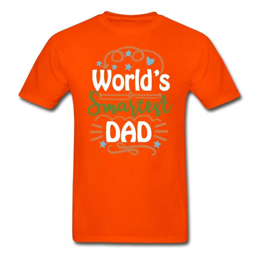 Worlds Smartest Dad Adult Tagless Shirt - Beguiling Phenix Boutique
