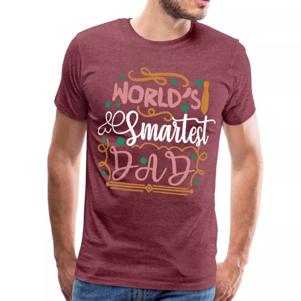 World's Smartest Dad Men's Premium Shirt - Beguiling Phenix Boutique