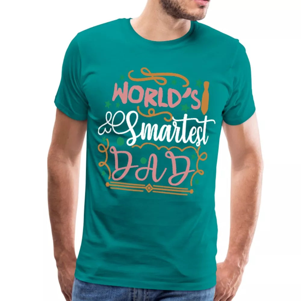 World's Smartest Dad Men's Premium Shirt - Beguiling Phenix Boutique