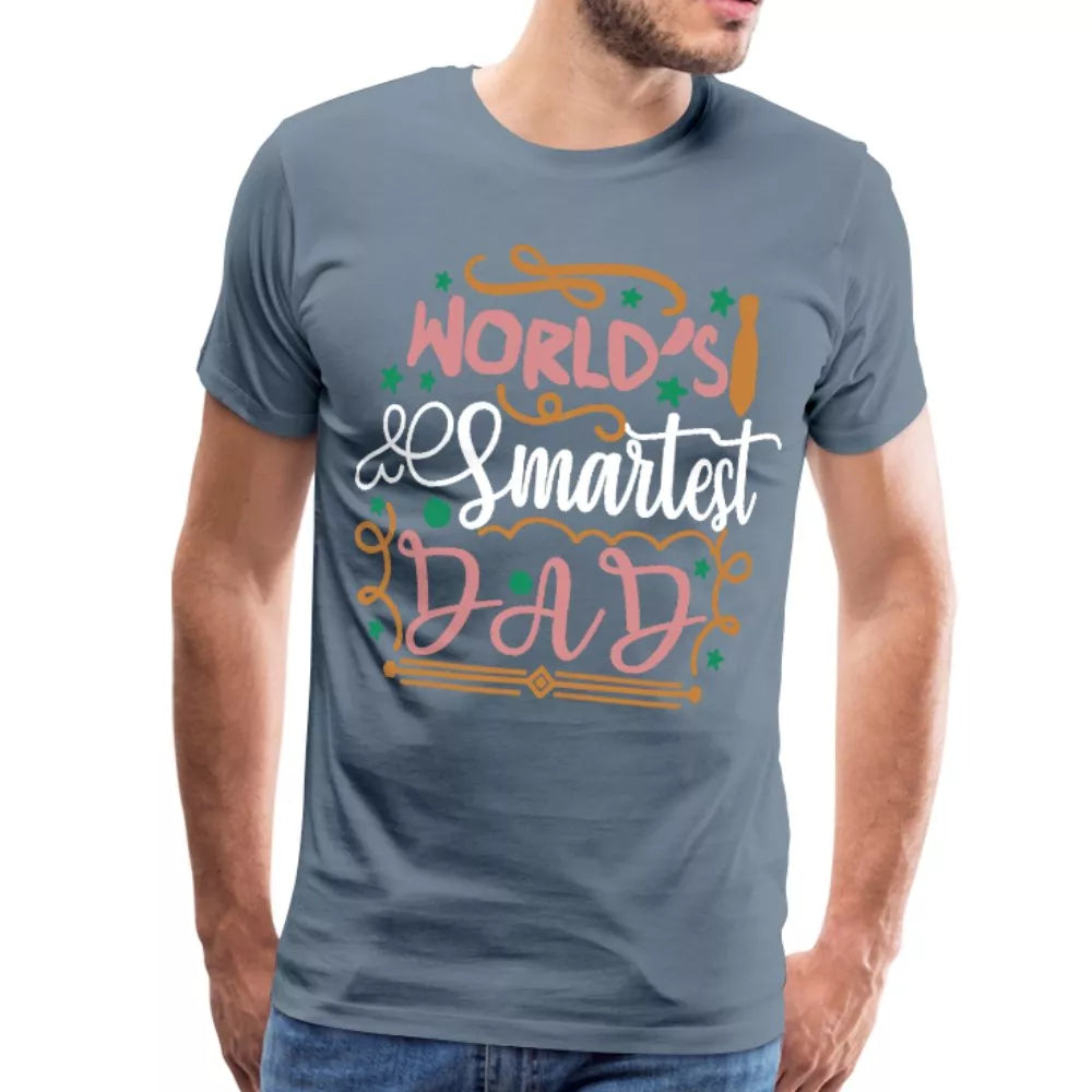 World's Smartest Dad Men's Premium Shirt - Beguiling Phenix Boutique