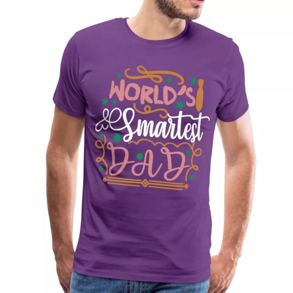 World's Smartest Dad Men's Premium Shirt - Beguiling Phenix Boutique