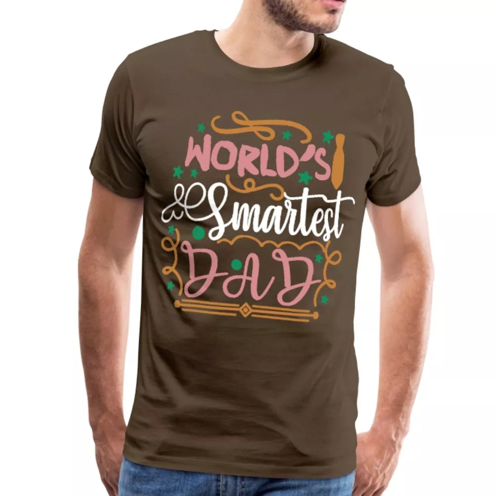 World's Smartest Dad Men's Premium Shirt - Beguiling Phenix Boutique
