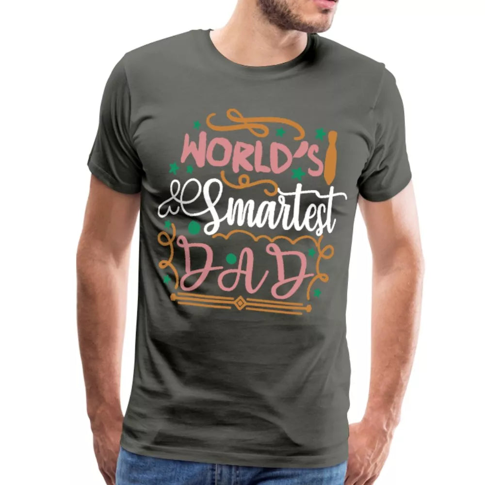 World's Smartest Dad Men's Premium Shirt - Beguiling Phenix Boutique