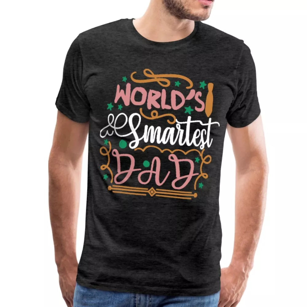 World's Smartest Dad Men's Premium Shirt - Beguiling Phenix Boutique