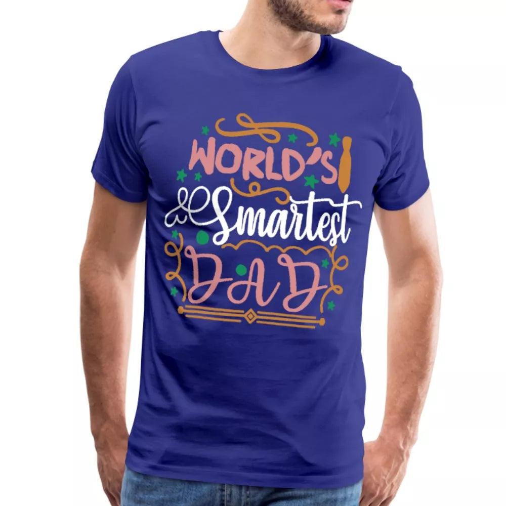 World's Smartest Dad Men's Premium Shirt - Beguiling Phenix Boutique