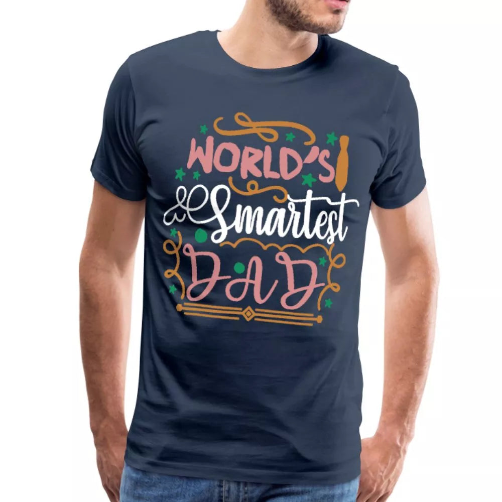World's Smartest Dad Men's Premium Shirt - Beguiling Phenix Boutique