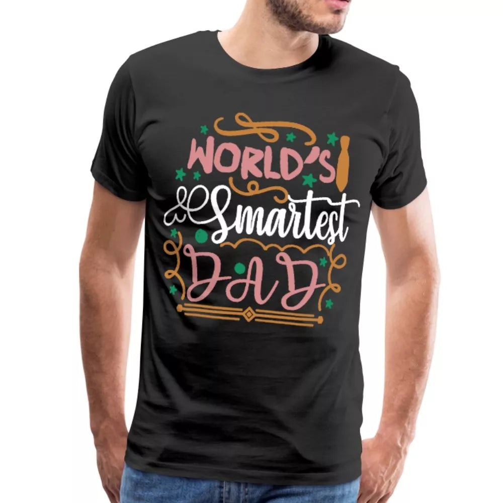 World's Smartest Dad Men's Premium Shirt - Beguiling Phenix Boutique